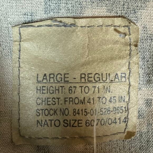 Military Army AirCrew Combat Mens Coat Green Camouflage Uniform Digicam Large R - Picture 6 of 12